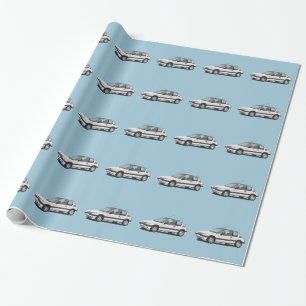Papier Cadeau Peugeot 205 GTi blanc