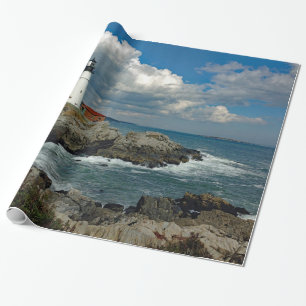 Papier Cadeau Phare de Maine Portland Head Photo