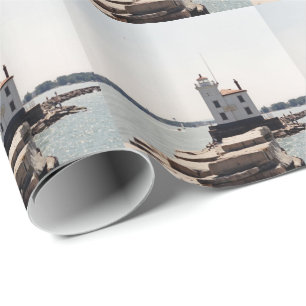 Papier Cadeau Phare du lac Érié