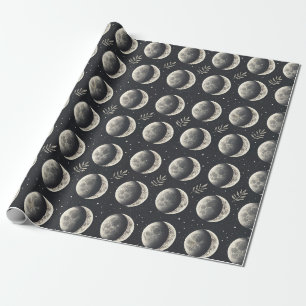 Papier Cadeau Phase Lunaire Céleste (6)