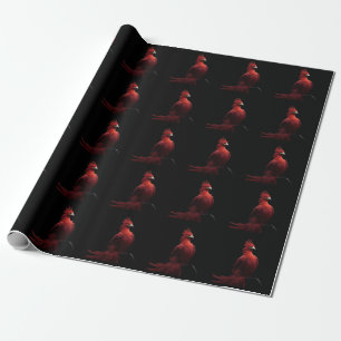 Papier Cadeau Phénix écarlate assis fièrement