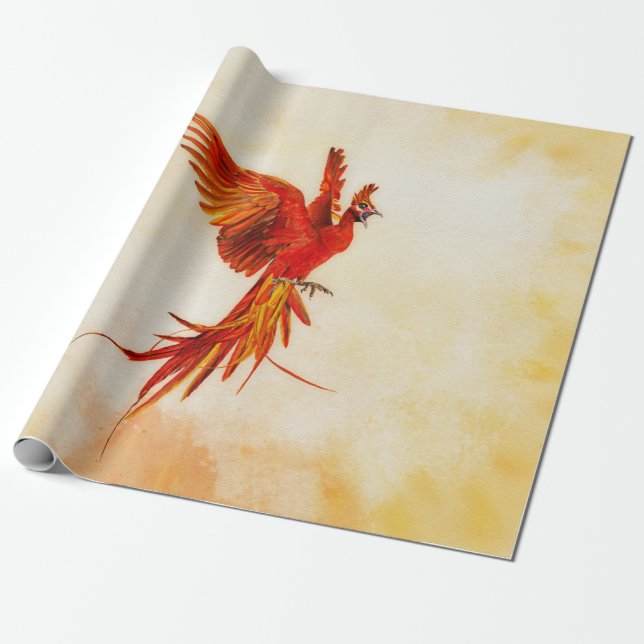 Papier Cadeau Phoenix Rising - #2 (Déroulé)