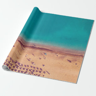 PAPIER CADEAU PHOTO AÉRIENNE DE SEASHORE