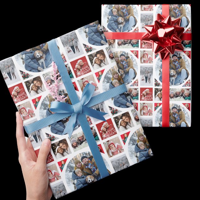 Papier Cadeau Photo Collage Holiday (Créateur téléchargé)
