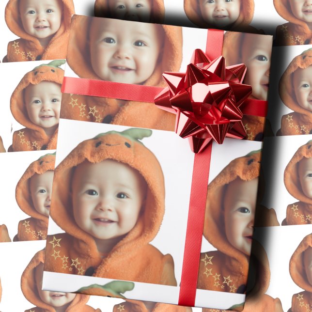 Papier Cadeau Photo de bébé (Créateur téléchargé)