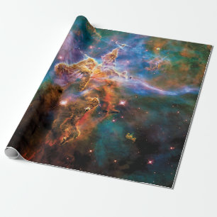 Papier Cadeau Photo de l'espace Nebula Carina de la montagne Mys