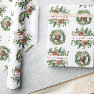 Papier Cadeau Photo de Noël pour les Fêtes