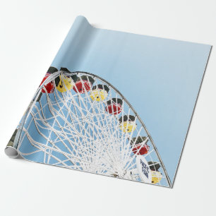 Papier Cadeau Photo en grand angle de la roue blanche Ferris dan