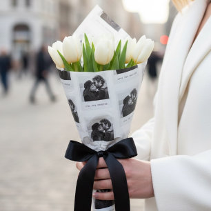 Papier Cadeau Photo personnalisé – Je t'aime pour toujours