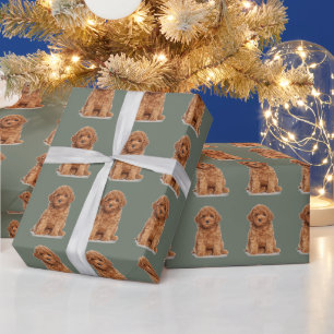 Papier Cadeau Photo personnalisée image motif sapin épinette