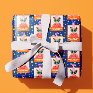Papier Cadeau Photo pour enfant personnalisée Joyeux anniversair
