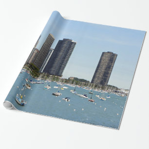 Papier Cadeau Photo Skyfront de Chicago