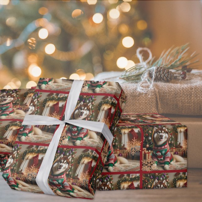 Papier Cadeau Photo Snowflake (Créateur téléchargé)