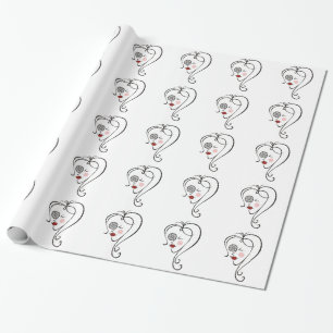 Papier Cadeau Photographe féminine