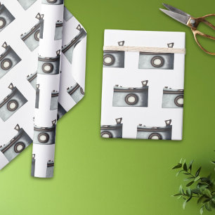 Papier Cadeau Photographe simple Motif photo