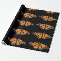 Photographie d'aile à papillon orange