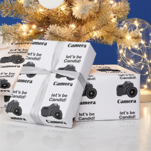 Papier Cadeau Photographie d'appareil photo Photographe Candidat