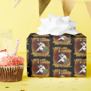 Papier Cadeau Photographie - La vie comme une caméra photographe