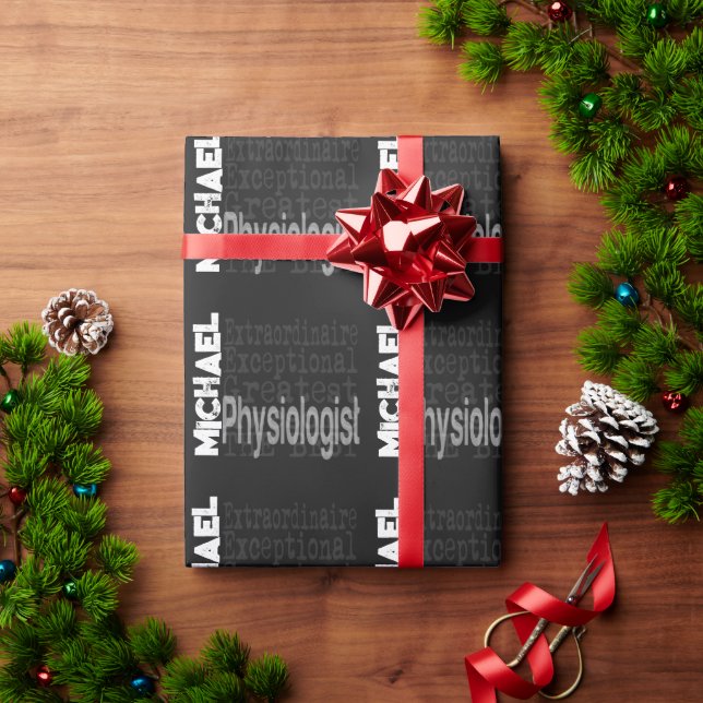 Papier Cadeau Physiologiste Extraordinaire (Cadeau de vacances)