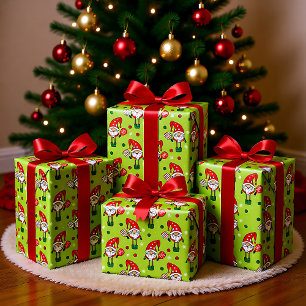 Papier Cadeau Pickleball Joyeux Noël Livre vert