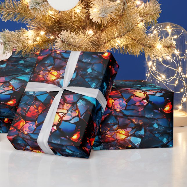 Papier Cadeau Pièces d'art (Vacances)