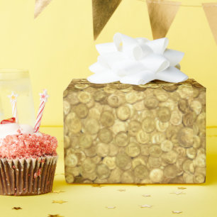 Papier Cadeau pièces d'or
