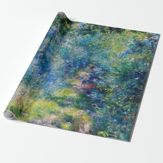 Papier Cadeau Pierre-Auguste Renoir - Chemin dans la Forêt (Déroulé)