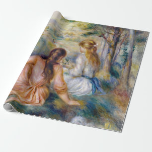 Papier Cadeau Pierre-Auguste Renoir - Dans le pré