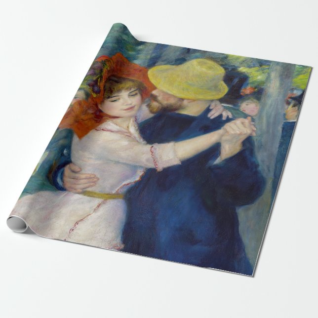 Papier Cadeau Pierre-Auguste Renoir - Danse à Bougival (Déroulé)
