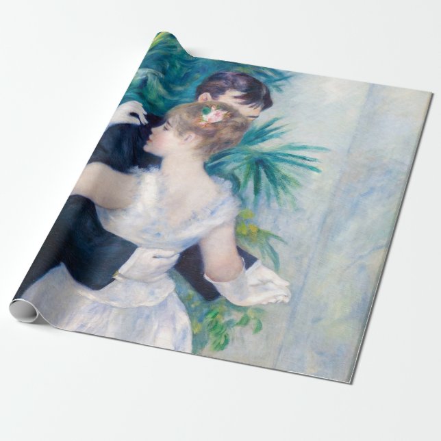 Papier Cadeau Pierre-Auguste Renoir - Danse urbaine (Déroulé)