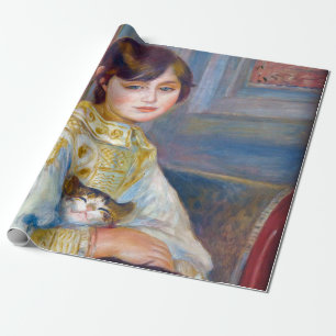 Papier Cadeau Pierre-Auguste Renoir - Enfant au chat