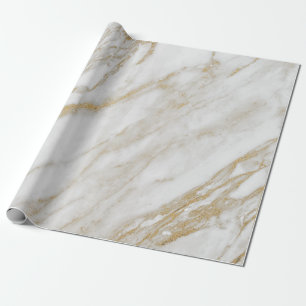 Papier Cadeau Pierre de marbre grise abstraite VIP de Carrare