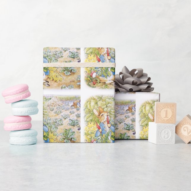 Papier Cadeau Pierre le lapin (Baby Shower)