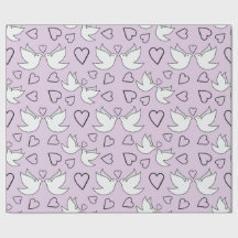 Pigeons de mariage, cœur pour cérémonie de mariage