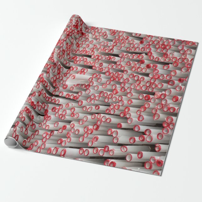 Papier Cadeau Pile de papiers roulés (Déroulé)