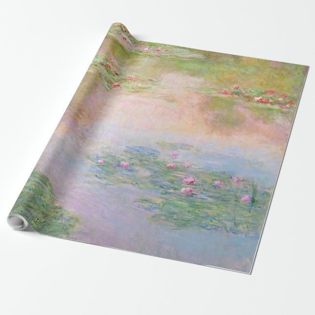 Papier Cadeau PILOTE-CADEAU | Claude Monet Nymphéas (Déroulé)