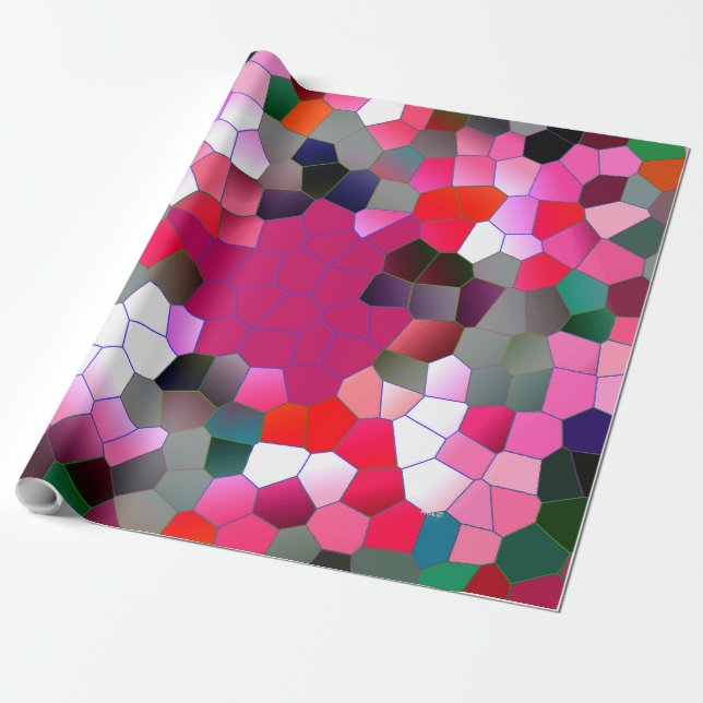 Papier Cadeau Pink Fun..... (Déroulé)