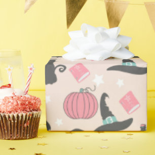 Papier Cadeau Pink Pastel Halloween