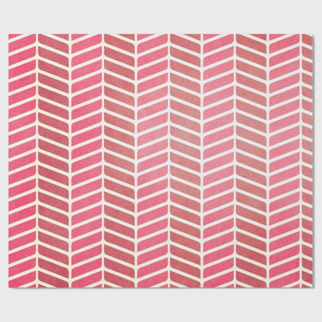 Papier Cadeau Pink Patterned Wrapping Paper (Plat)