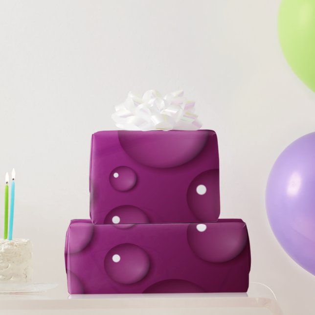 Papier Cadeau Pink Water Drop (Cadeaux de fête)