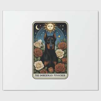 Papier Cadeau Pinscher Dobermann