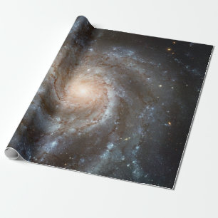 Papier Cadeau Pinwheel galaxy Hubble Telescope Espace extra-atmo