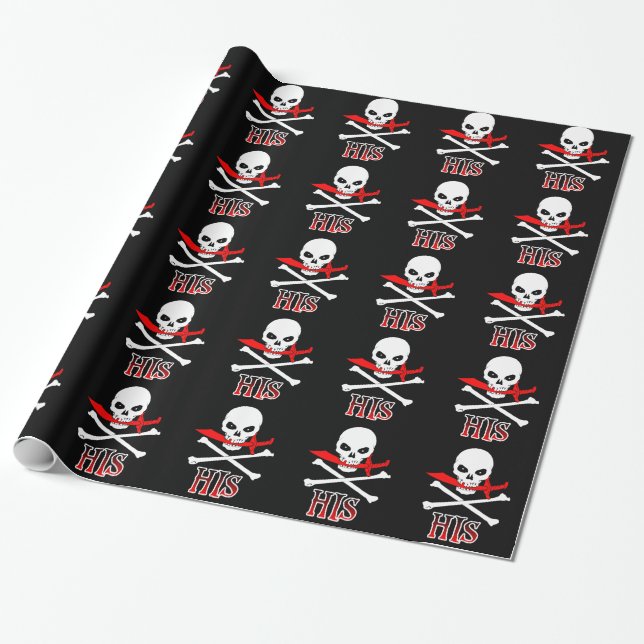 Papier Cadeau Pirate (Déroulé)