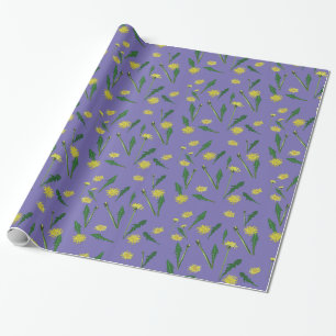 Papier Cadeau Pissenlits, Fleurs