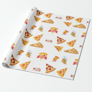 Papier Cadeau Pizza cool Slices Pizza Amateurs de Pizza
