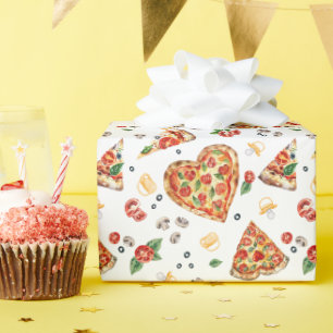 Papier Cadeau Pizza et Baby shower de Pacificateur de tranche