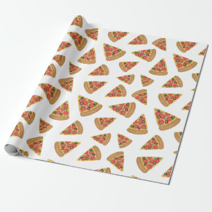 Papier Cadeau Pizza Party Pepperoni