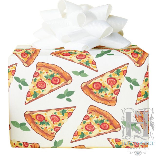 Papier Cadeau Pizza Wrapping Paper (Créateur téléchargé)
