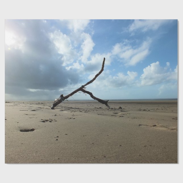 PAPIER CADEAU PLAGE (Plat)