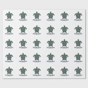 Papier Cadeau Plage de Clearwater Floride Tortue de mer Concepti